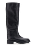 Black Leather Marengo Boots 1