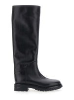 Black Leather Marengo Boots 1