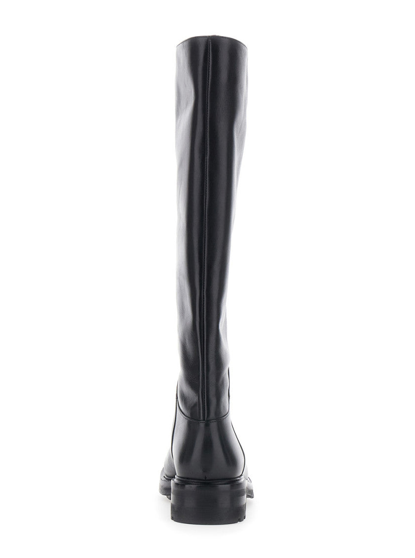 Black Leather Marengo Boots 4