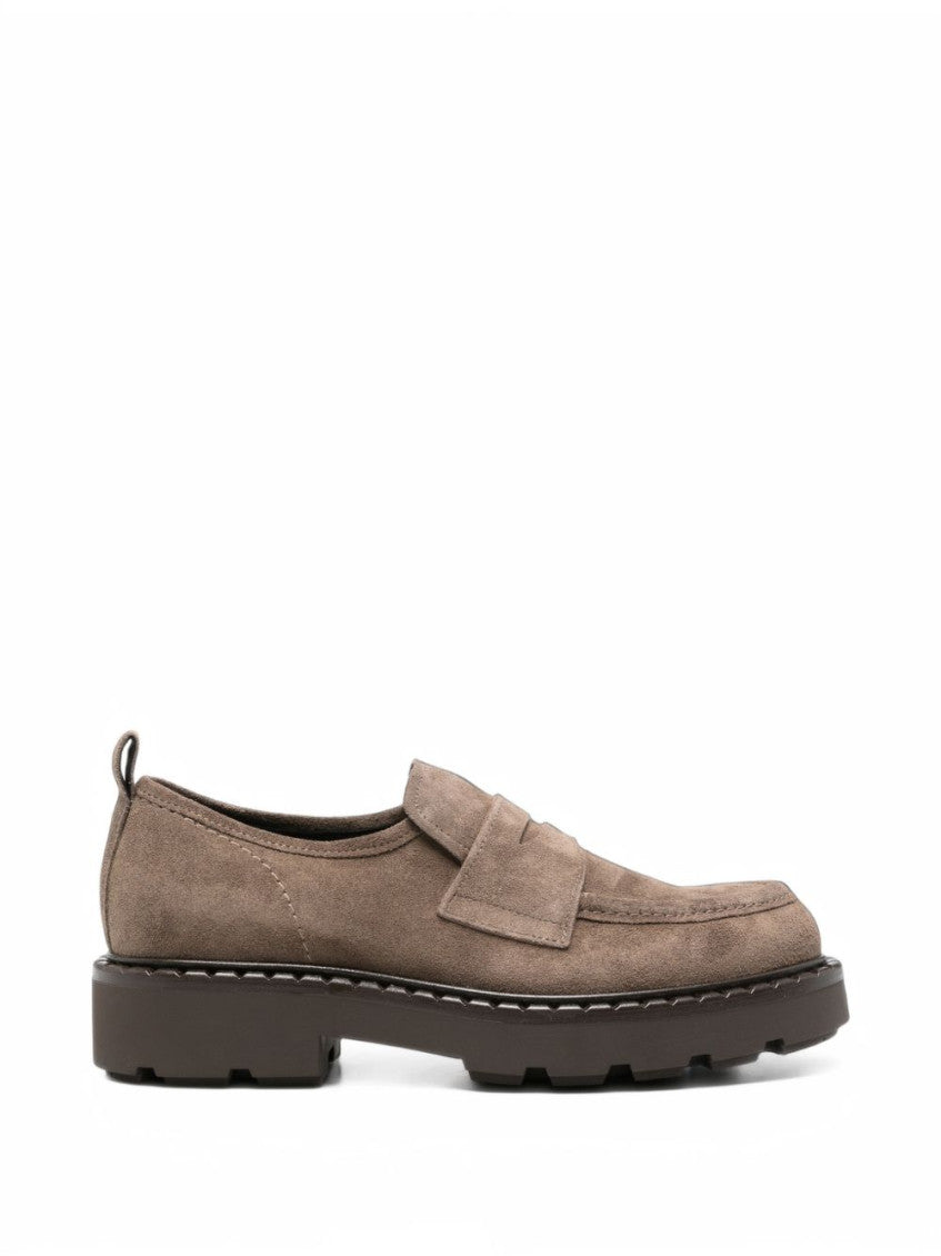 Brown Suede Wallace Loafers 1