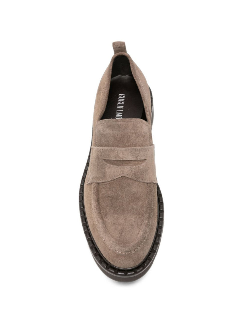 Brown Suede Wallace Loafers 2