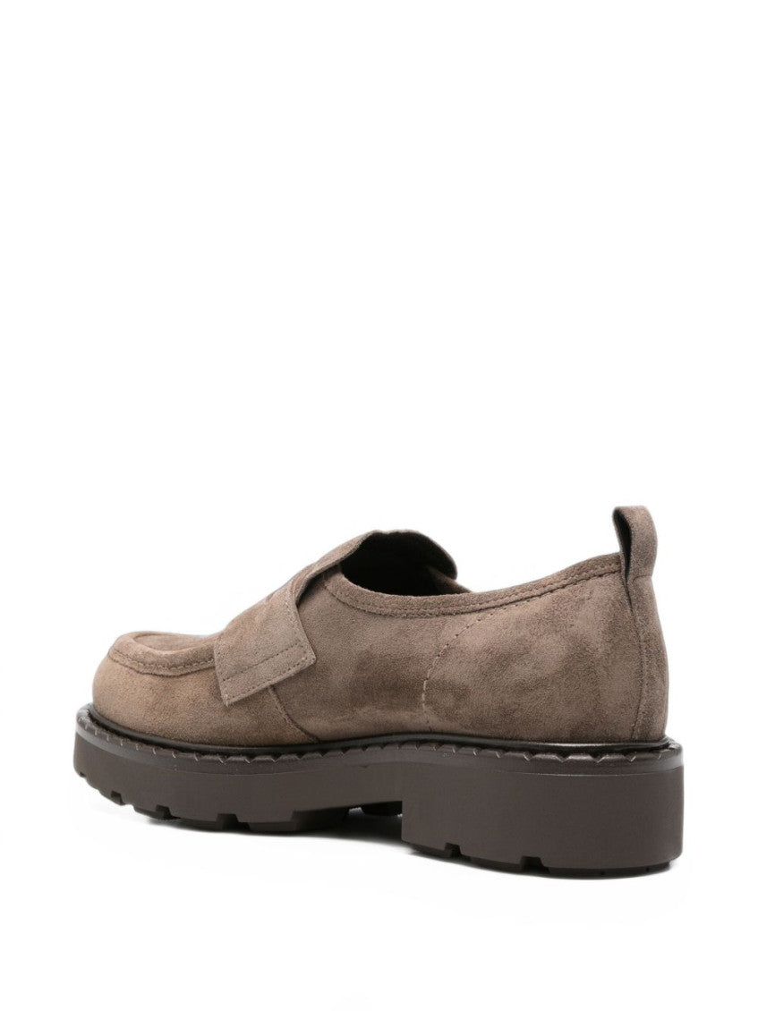 Brown Suede Wallace Loafers 4