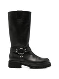 Black Solid Webster Boots 1