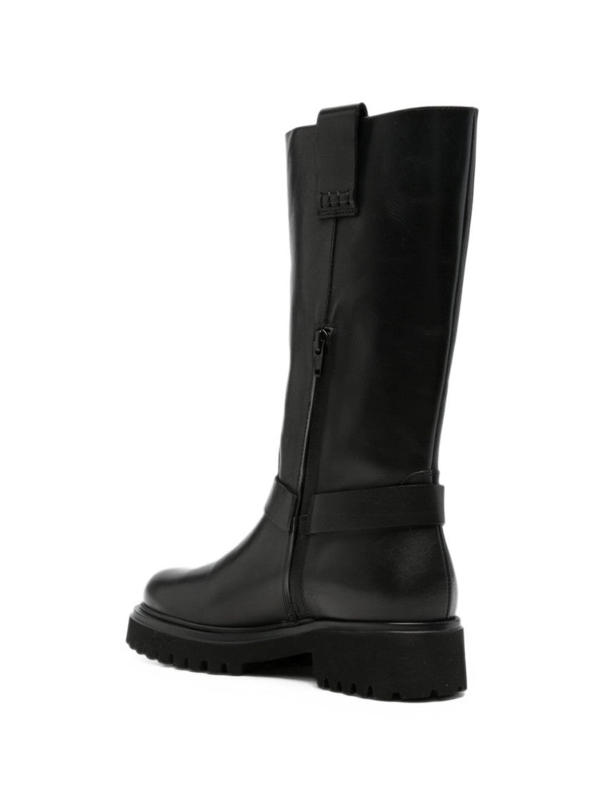 Black Solid Webster Boots 2