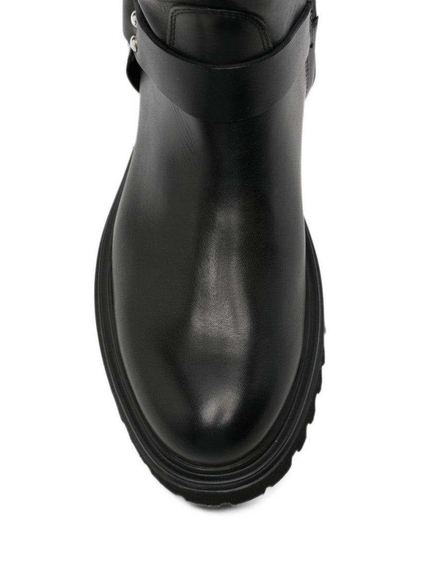 Black Solid Webster Boots 4