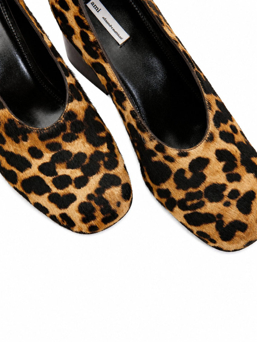 Leopard Print Slip-on Pumps 3