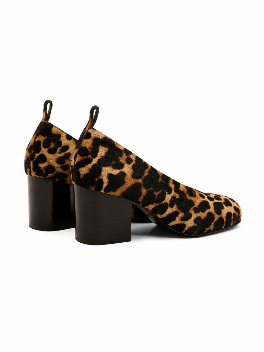 Leopard Print Slip-on Pumps 4