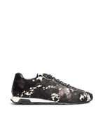 Black Animal Print Sneakers 1