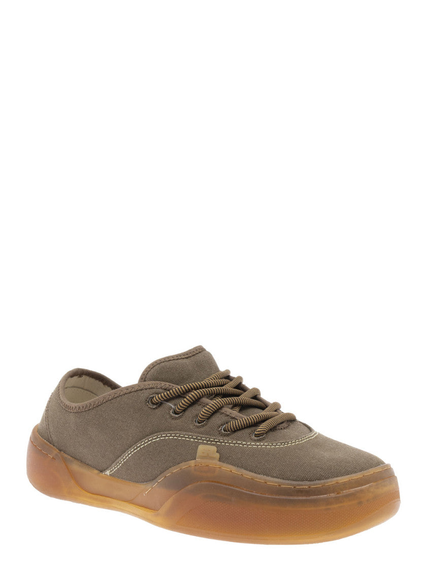 Brown Low Skate Sneakers 2