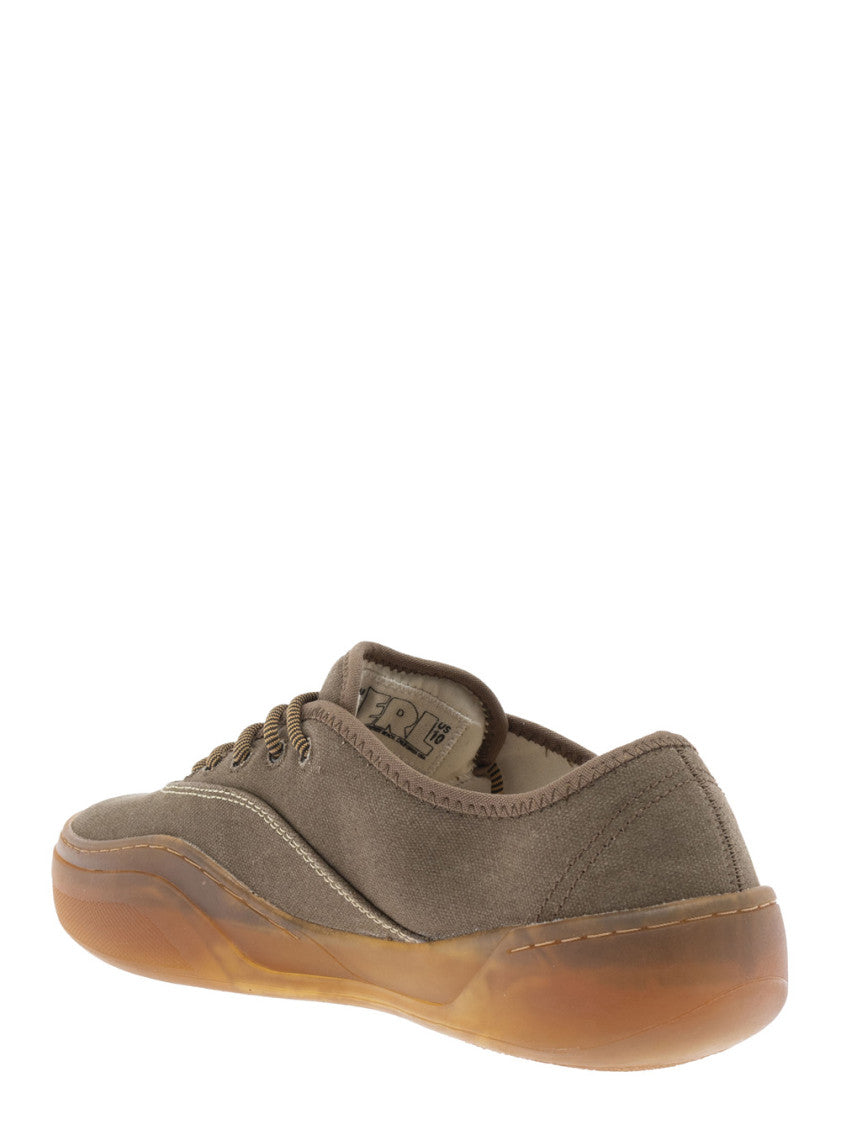 Brown Low Skate Sneakers 3