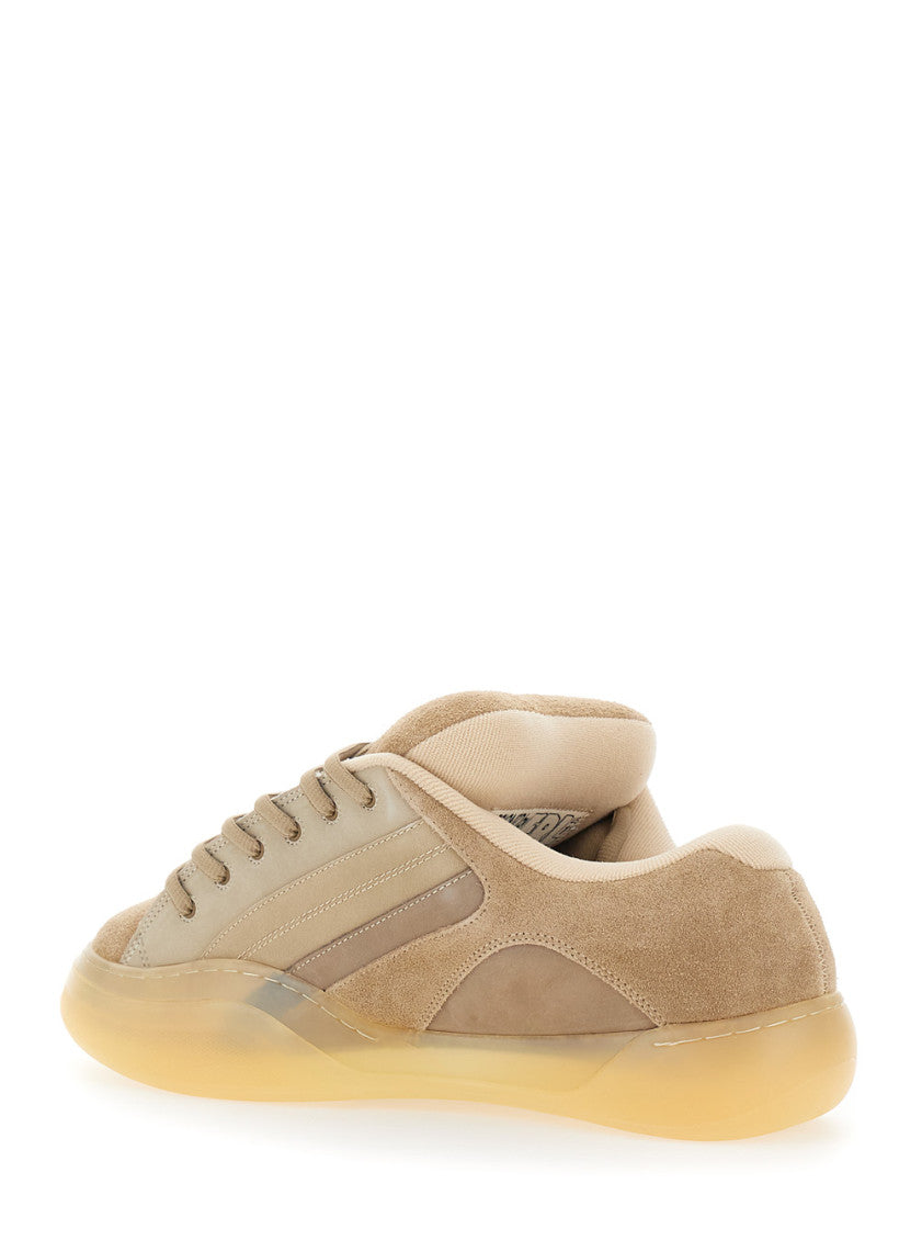 Beige Lace-up Sneakers 3