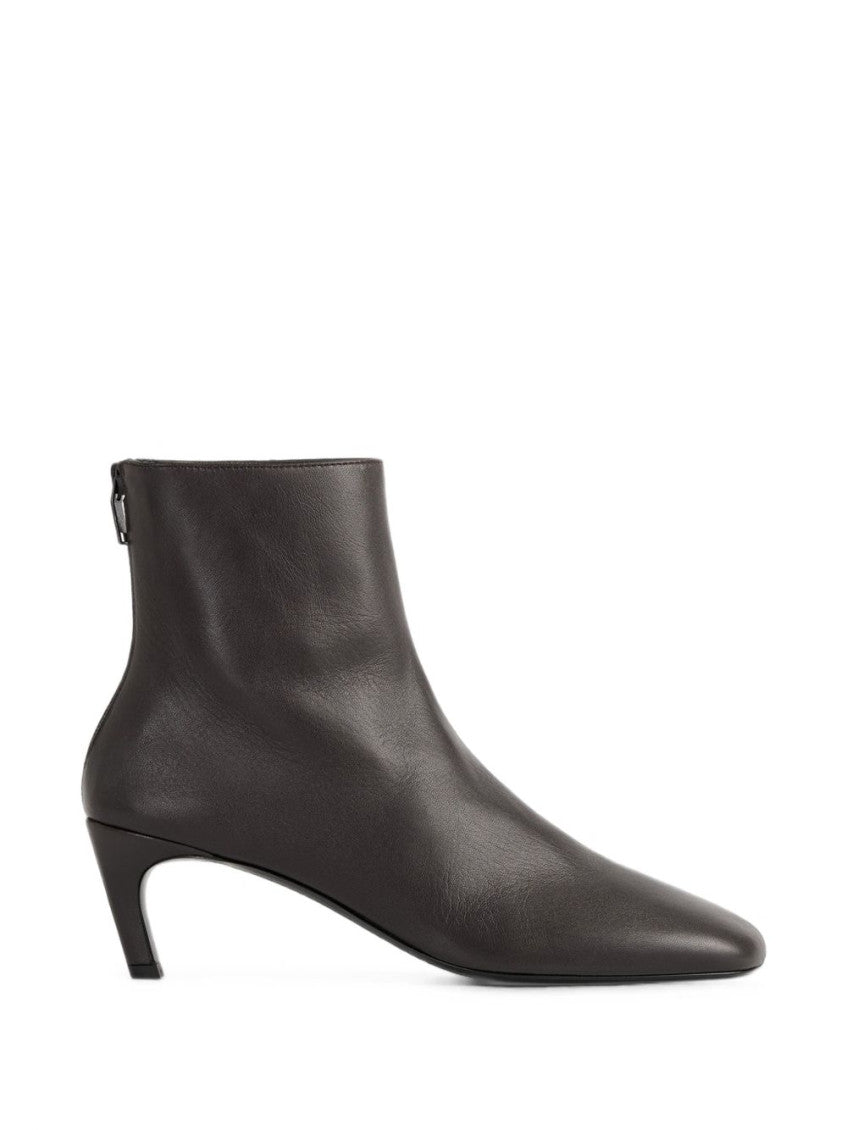 Brown Leather Ankle Boots 1