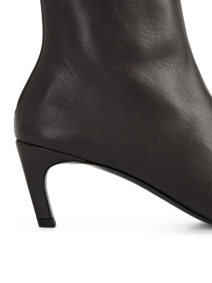Brown Leather Ankle Boots 3