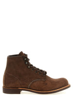 Brown Lace-up Ankle Boots 1