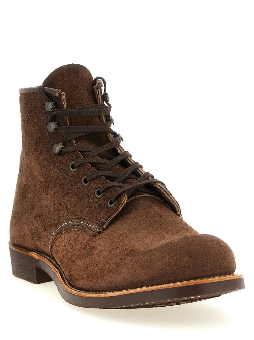 Brown Lace-up Ankle Boots 2
