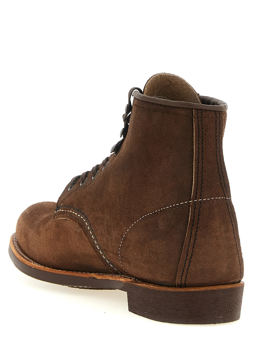Brown Lace-up Ankle Boots 3