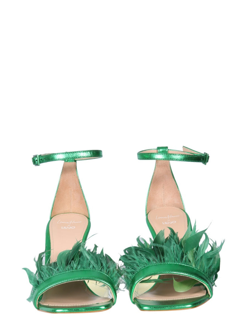 Green Camelia Heels 2