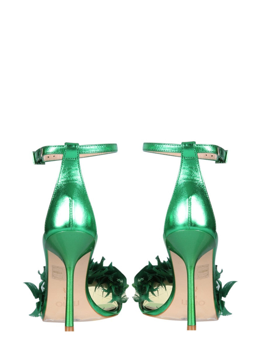 Green Camelia Heels 3