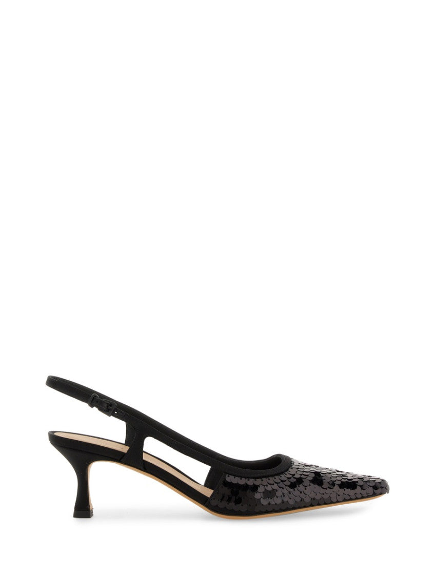 Black Slingback Pumps 1