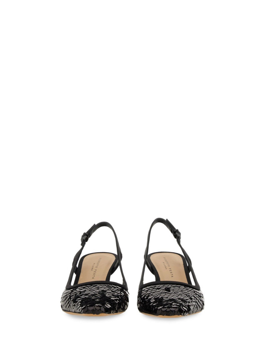 Black Slingback Pumps 4