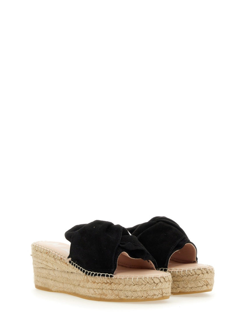 Black Knot Espadrille Wedges 2