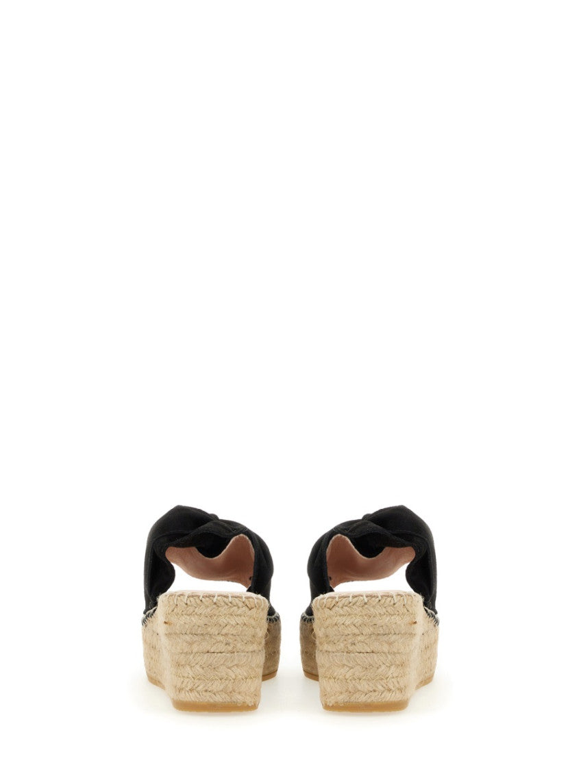 Black Knot Espadrille Wedges 3