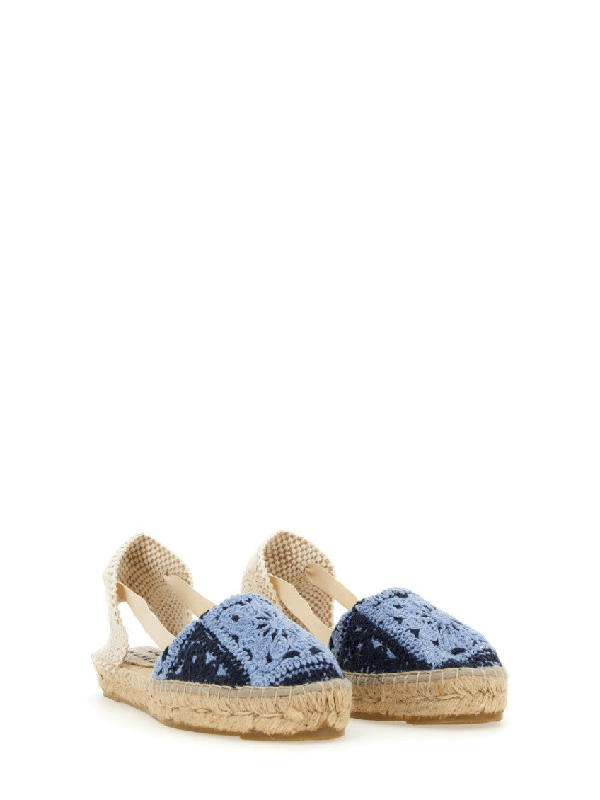 Blue Crochet Espadrilles 4