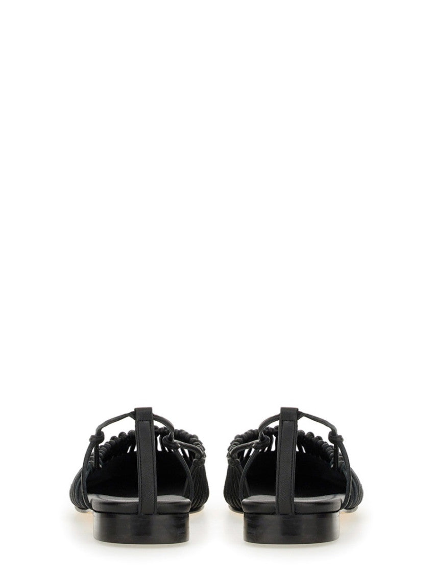 Black Braided Mantera Sandals 5