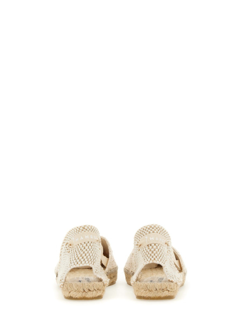 White Crochet Espadrilles 4