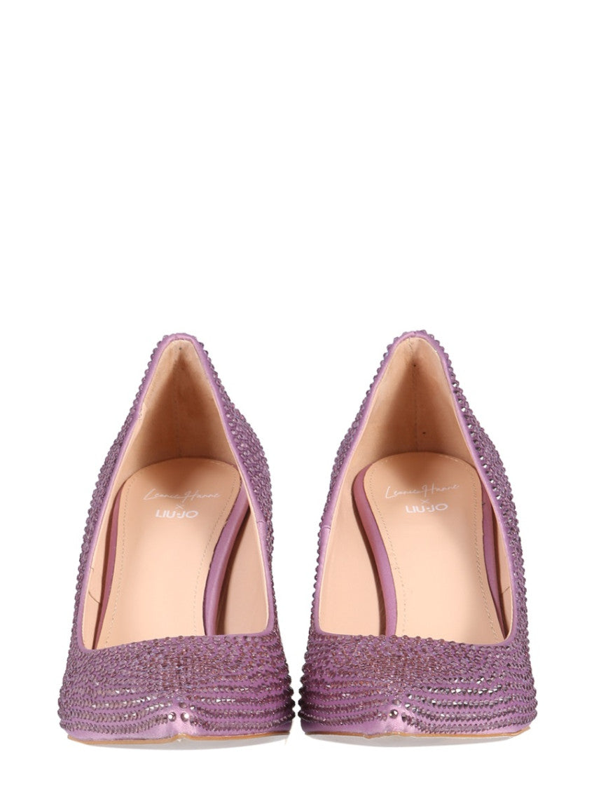 Purple Embellished Glam Pumps 2