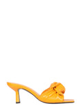 Orange Knot Slip-on Heels 1