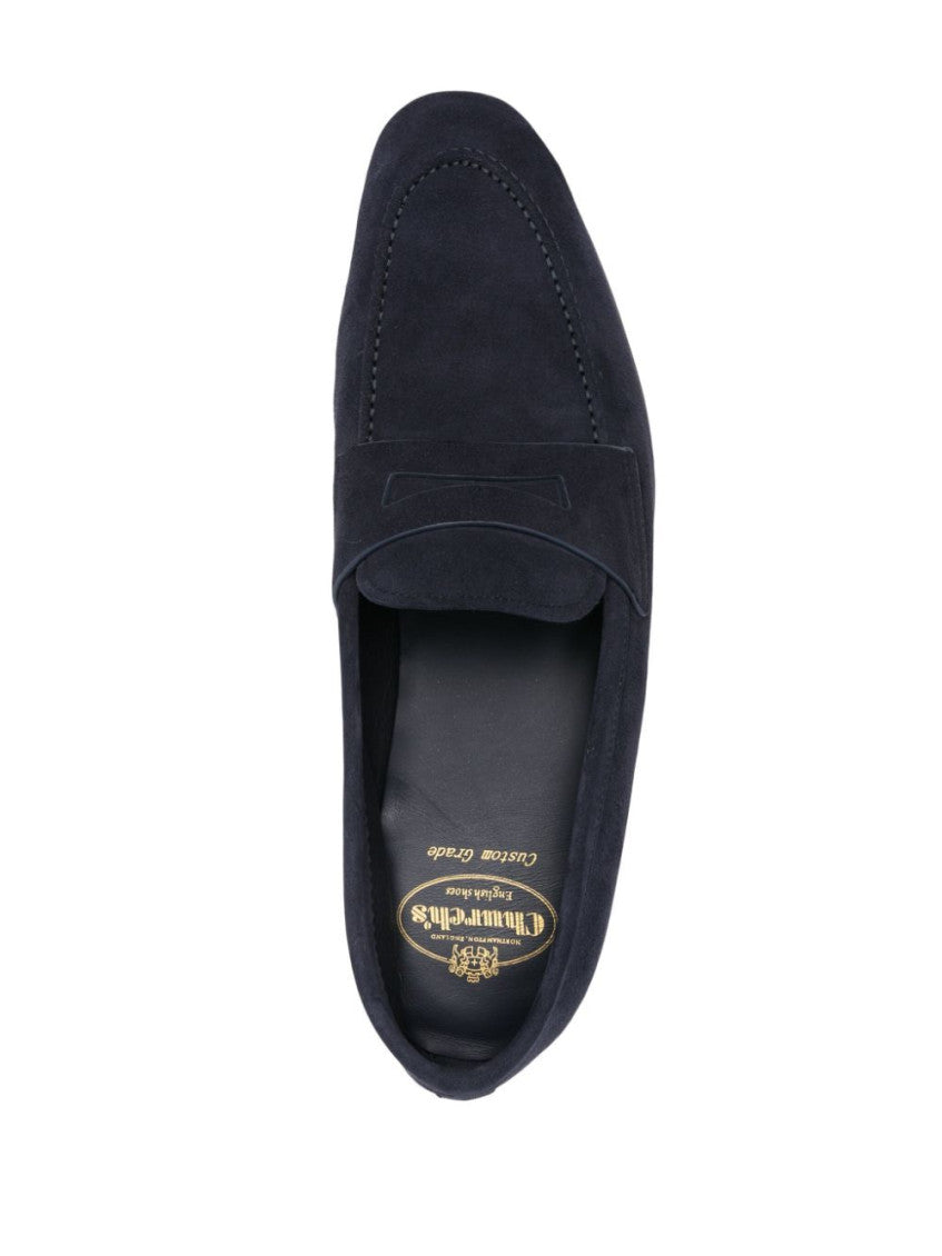 Navy Blue Slip On Loafers 4