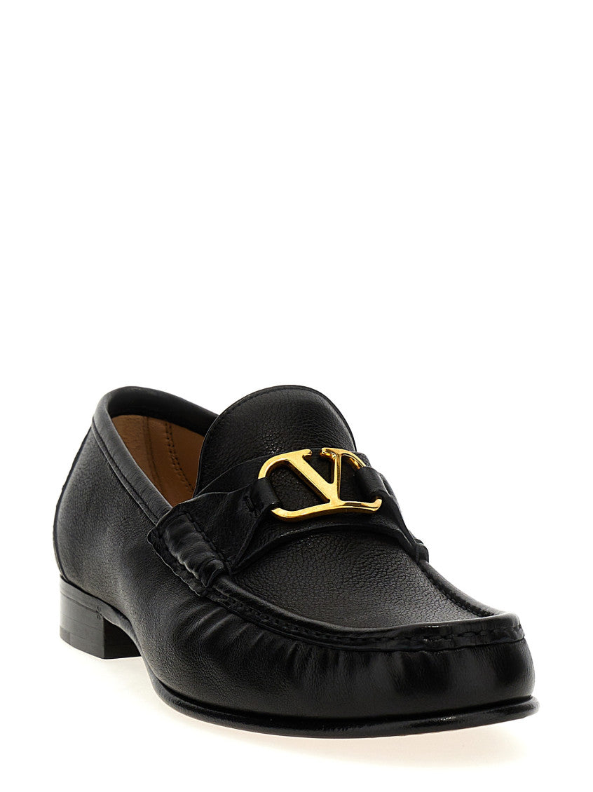 Black Logo Signature Loafers 2