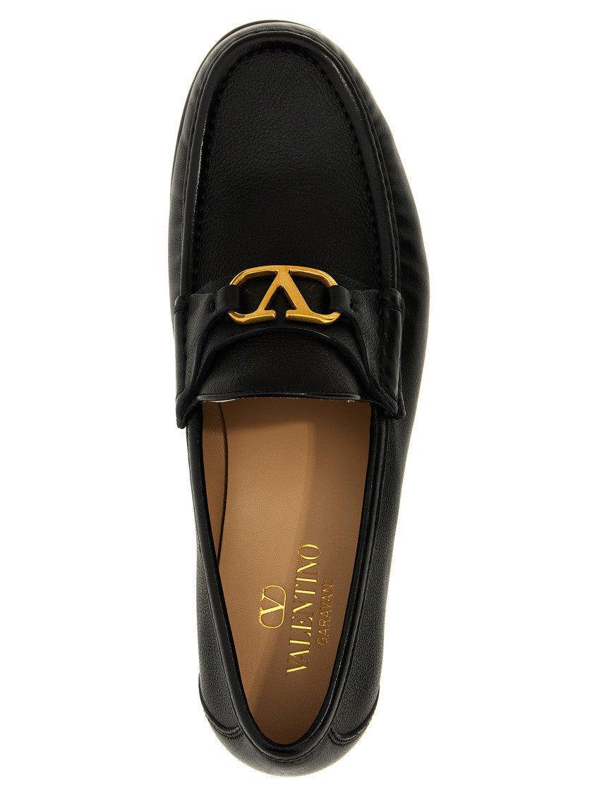 Black Logo Signature Loafers 4