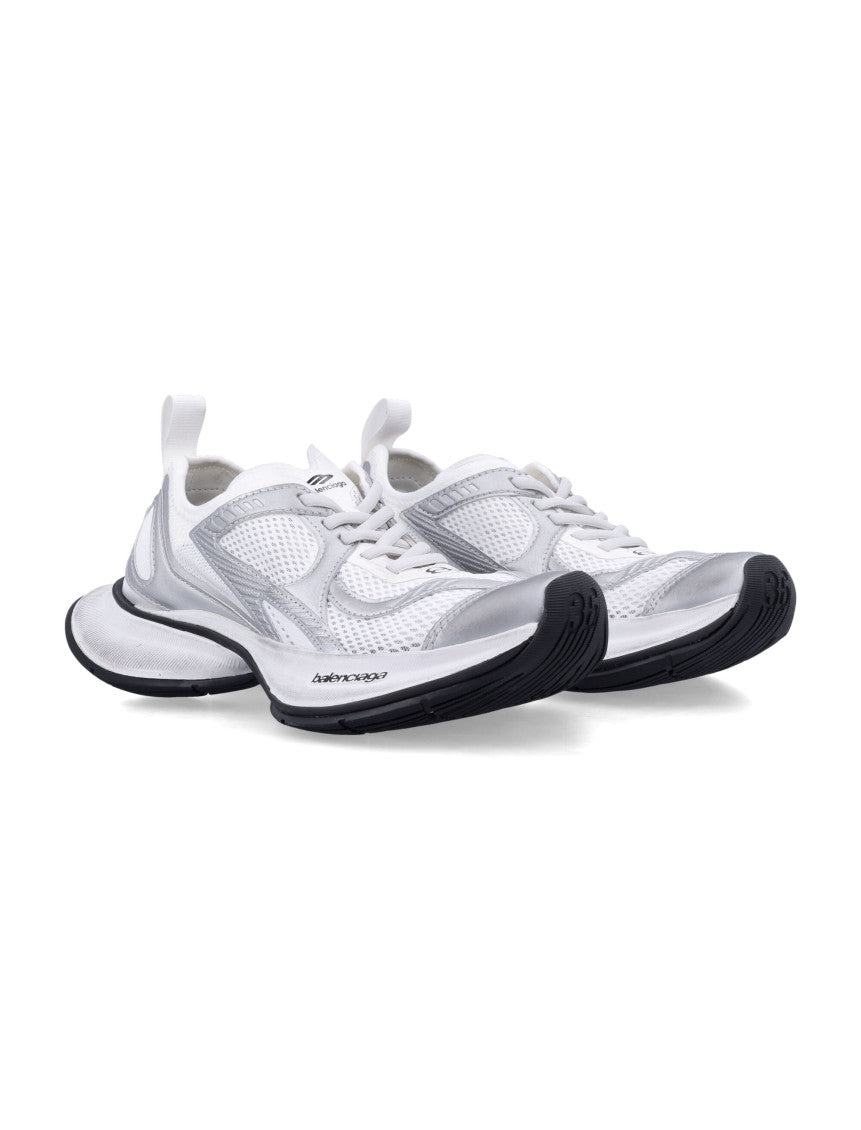 White Lace Up Sneakers 2