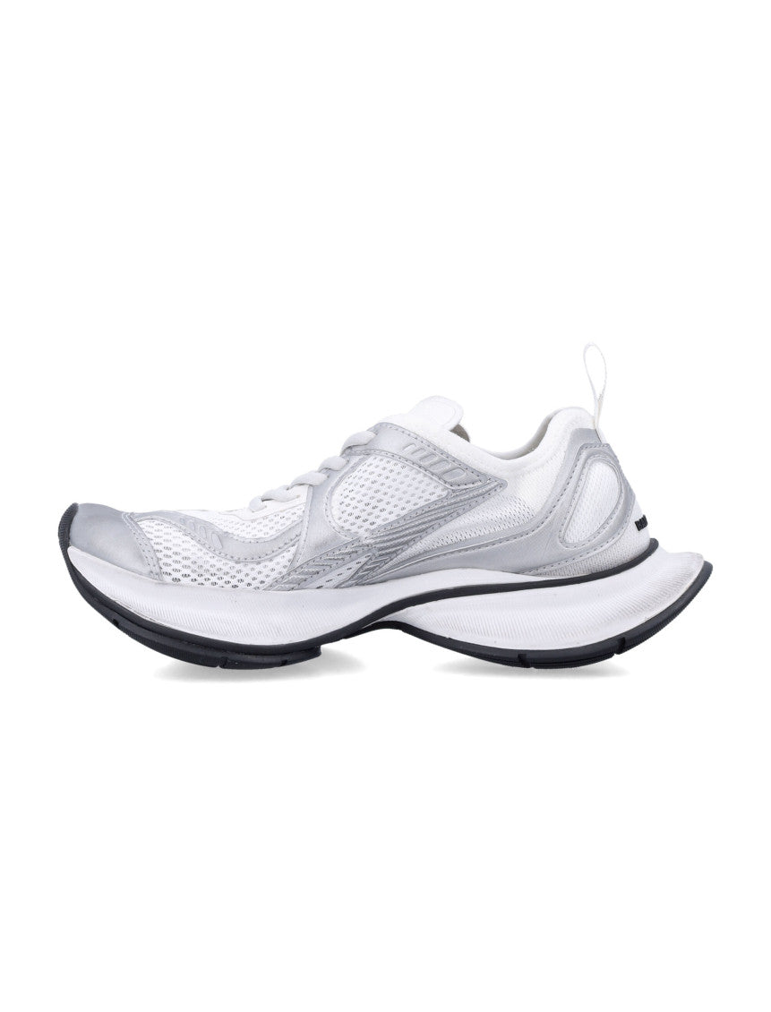 White Lace Up Sneakers 3