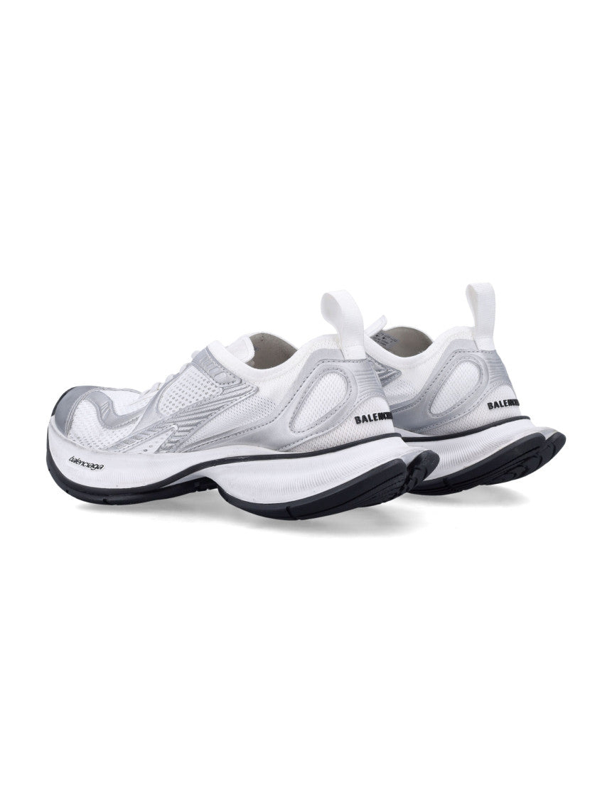 White Lace Up Sneakers 4