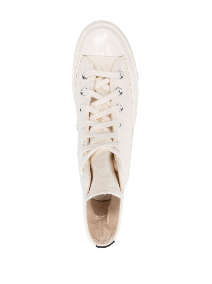 White High-Top Heart Sneakers 4