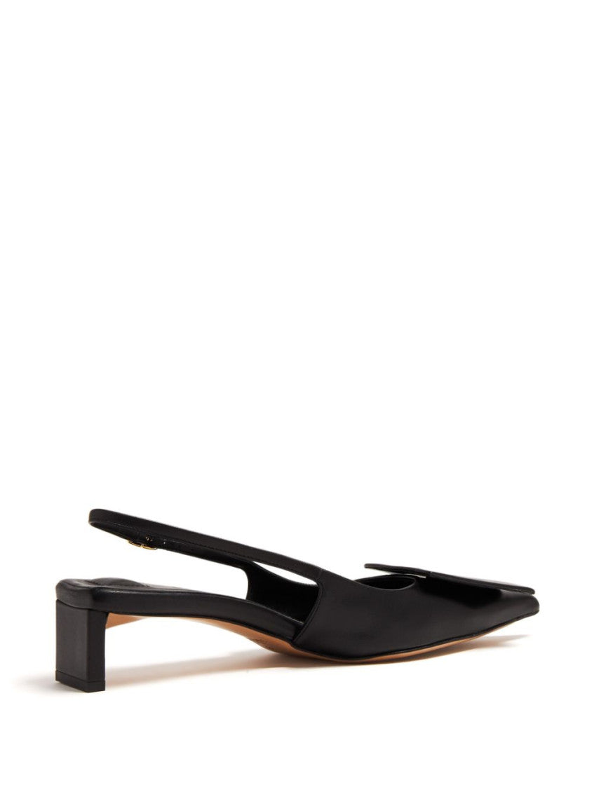 Black Slingback Pumps 3