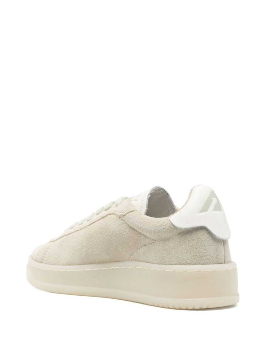 Beige Low Top Sneakers 2