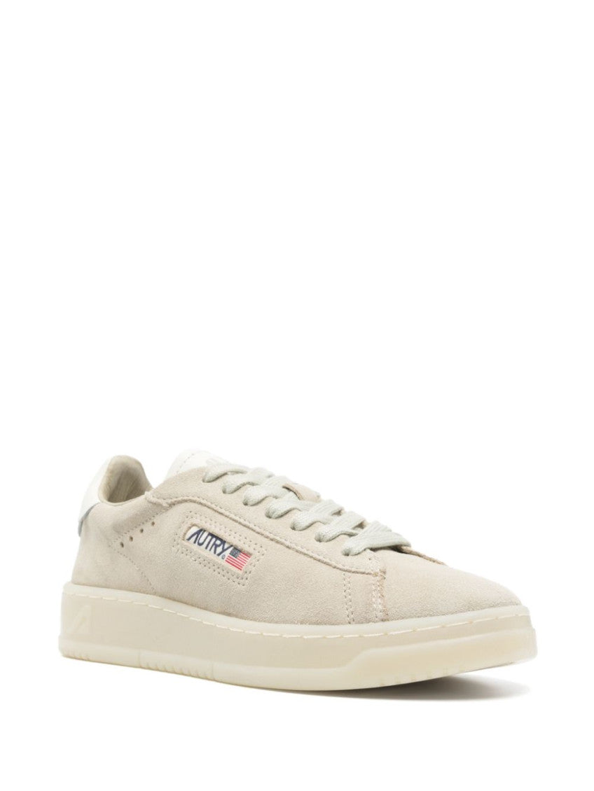 Beige Low Top Sneakers 3