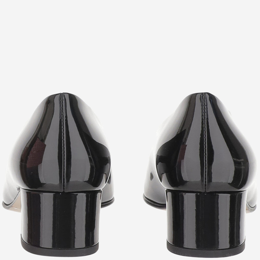 Black Leather Pumps 4