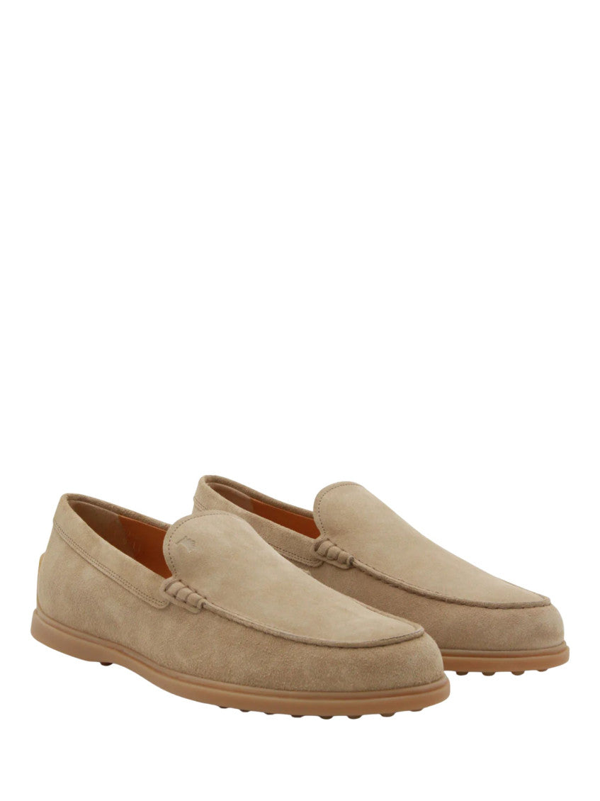 Beige Suede Loafers 2