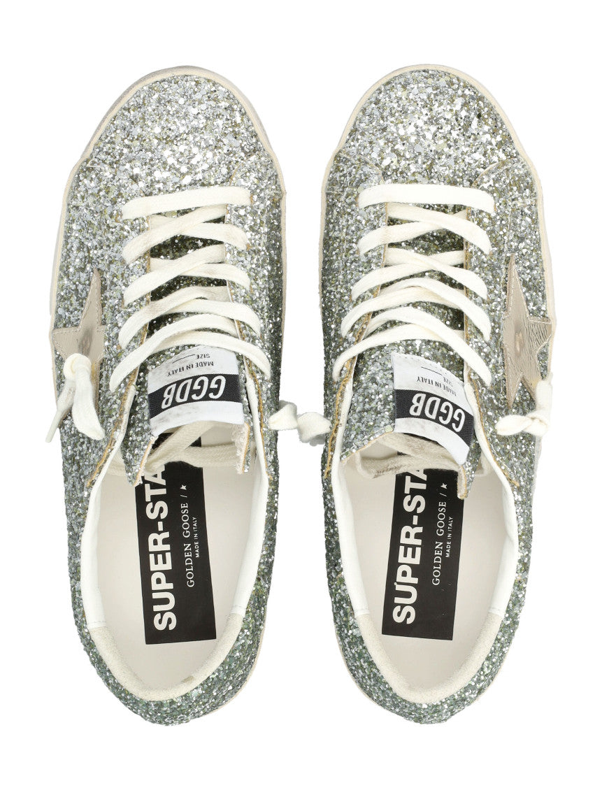 Silver Glitter Sneakers 2
