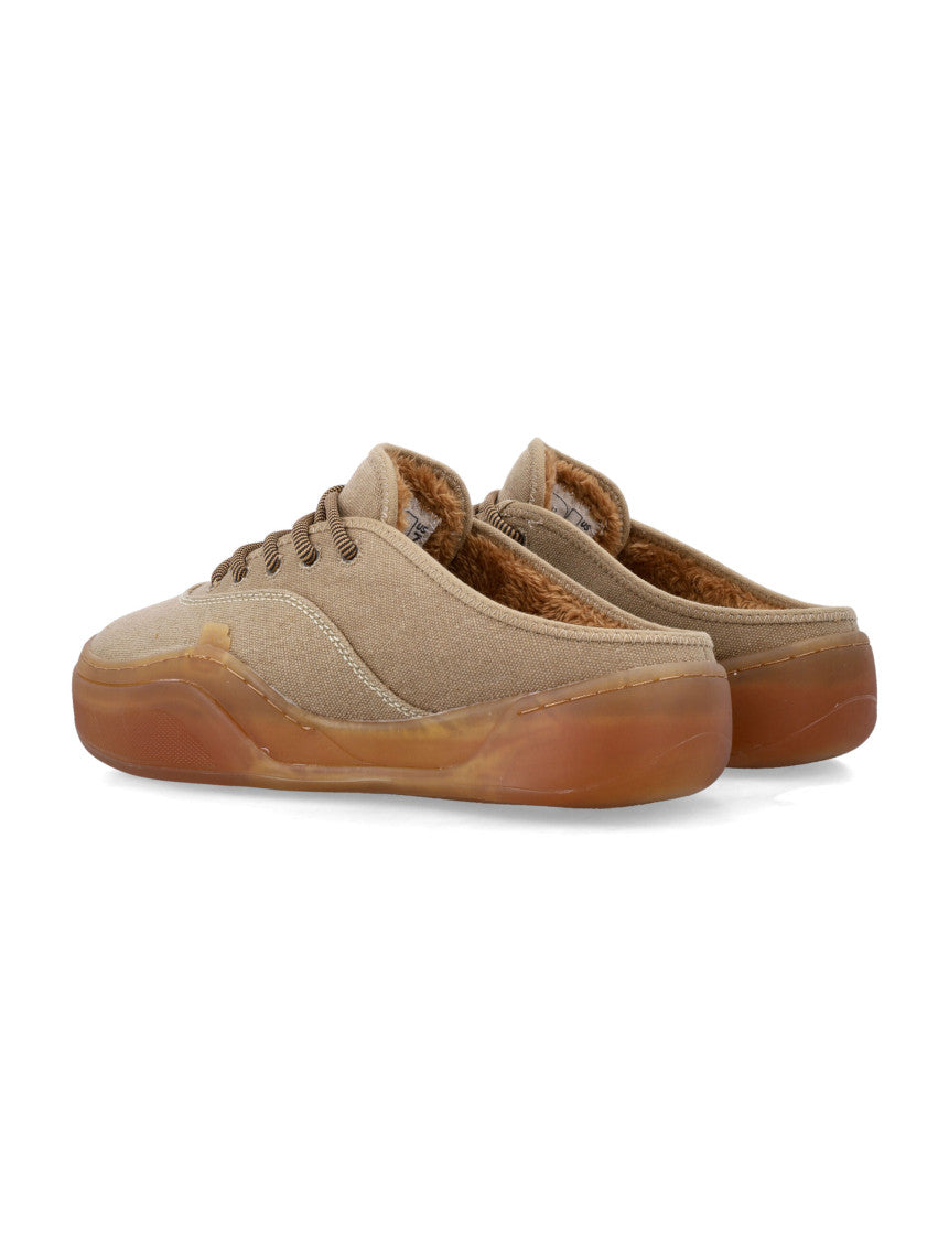 Brown Low Mule Sneakers 4