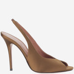Brown Slingback Heels 1