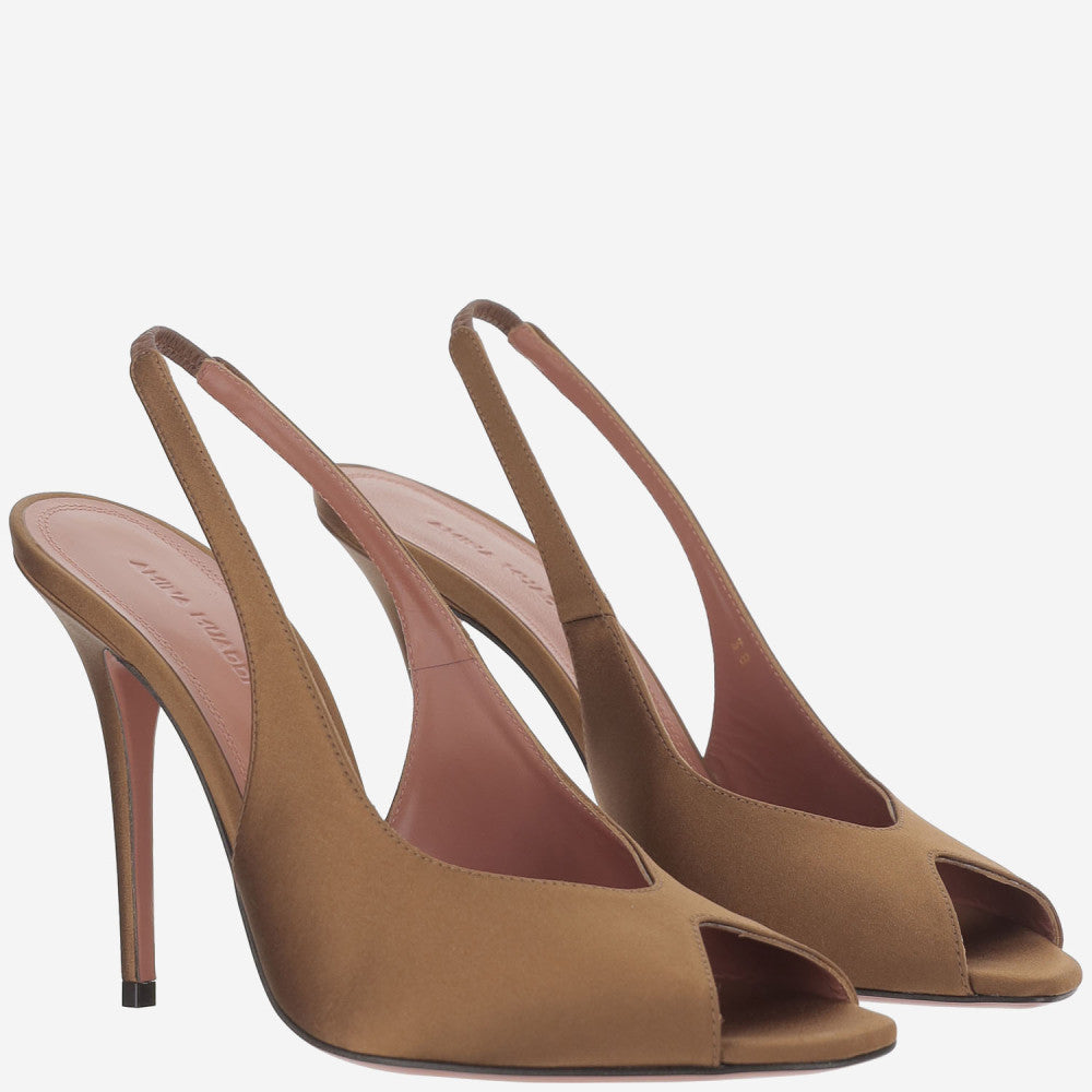 Brown Slingback Heels 2