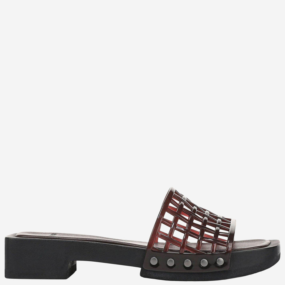 Brown Slip-on Sandals 1