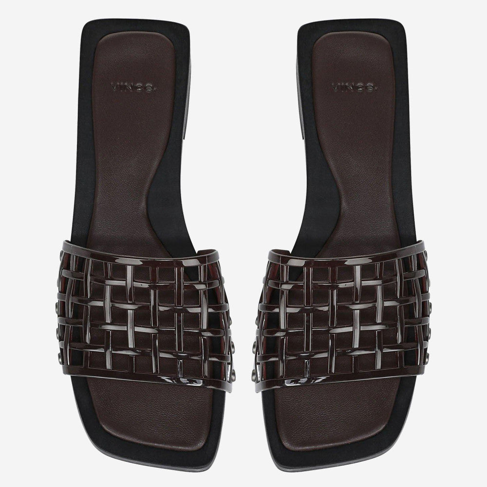 Brown Slip-on Sandals 4