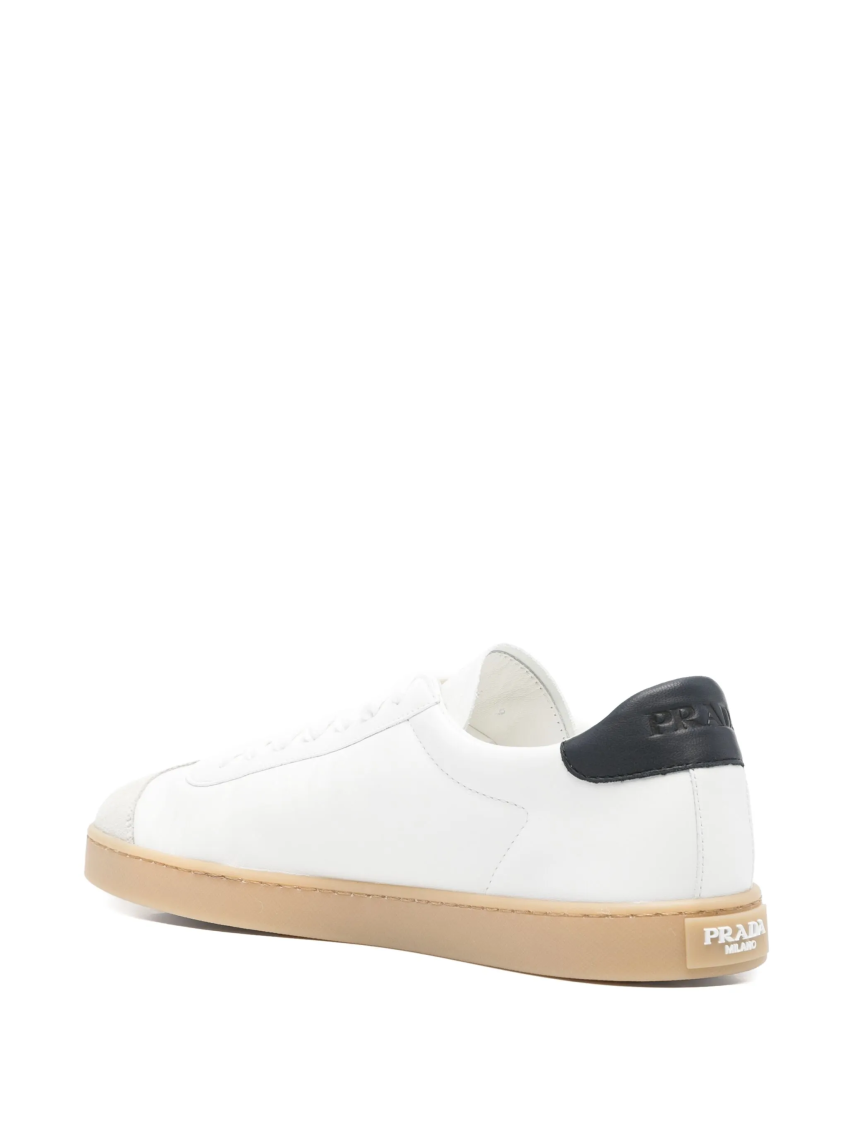 White Logo Sneakers 3